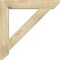 Ekena Millwork Traditional Slat Rough Sawn Bracket, Douglas Fir, 4"W x 28"D x 28"H BKT04X28X28TRA06RDF - alternate 2